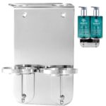 Staffa in acciaio supporto doppio Linea Noreys